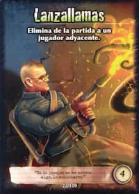 A card named Lanzallamas